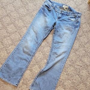 Maurices Light Blue Flare Jeans